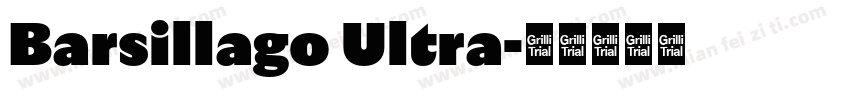 Barsillago Ultra字体转换